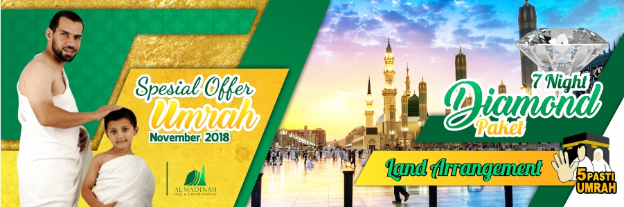 Paket Diamond Al Madinah Land Arrangement November 2018 Baitullah Mekah