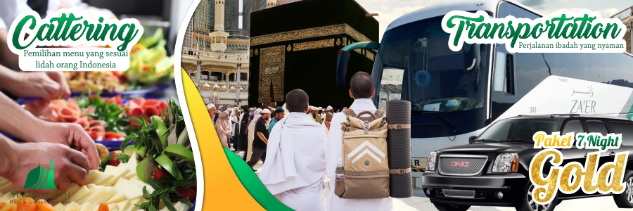 Paket Umroh Gold Januari Februari Maret April Mei 2018 Al-Madinah Land Arrangement Transportation Cattering